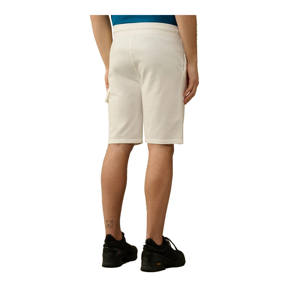 C.P. Company Cargo Zak Bermuda Shorts White Heren