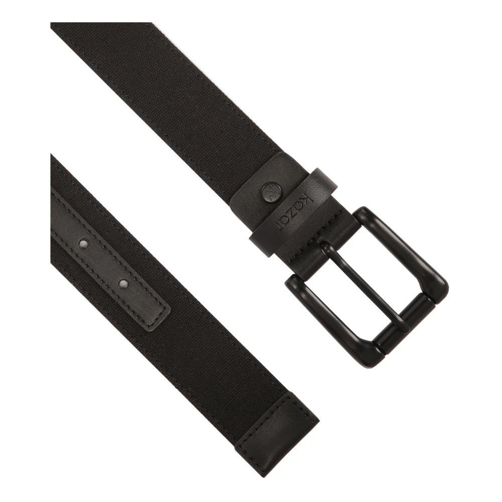 Kazar Zwart stoffen riem Black Dames