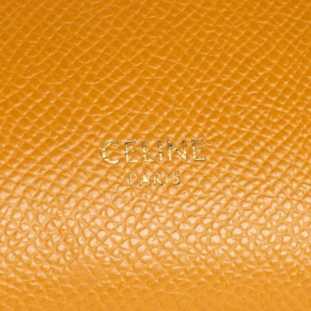 Celine Vintage Pre-owned Leather celine-bags Orange Dames