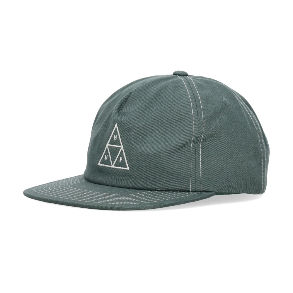 HUF Driehoek Snapback Pet Katoenen Materiaal Green Heren