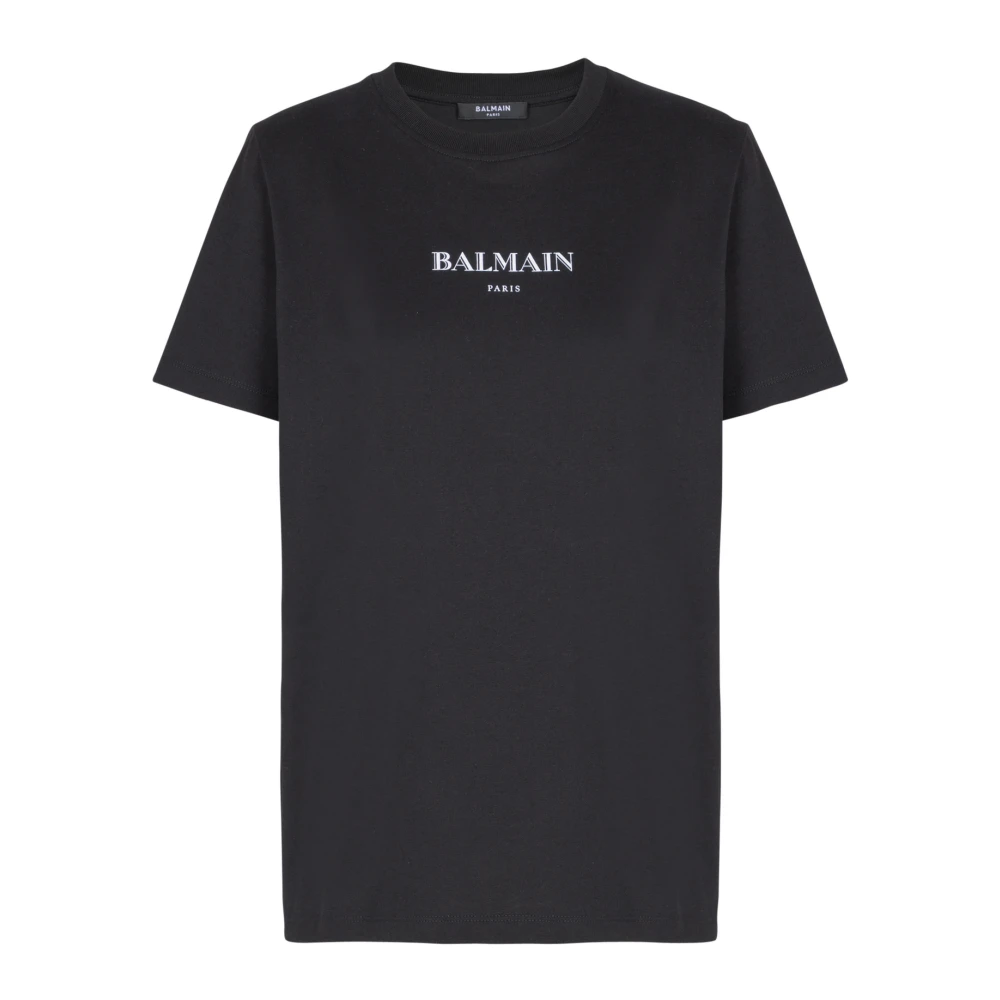 Balmain - Tops > T-Shirts - Black - Balmain - Modalova