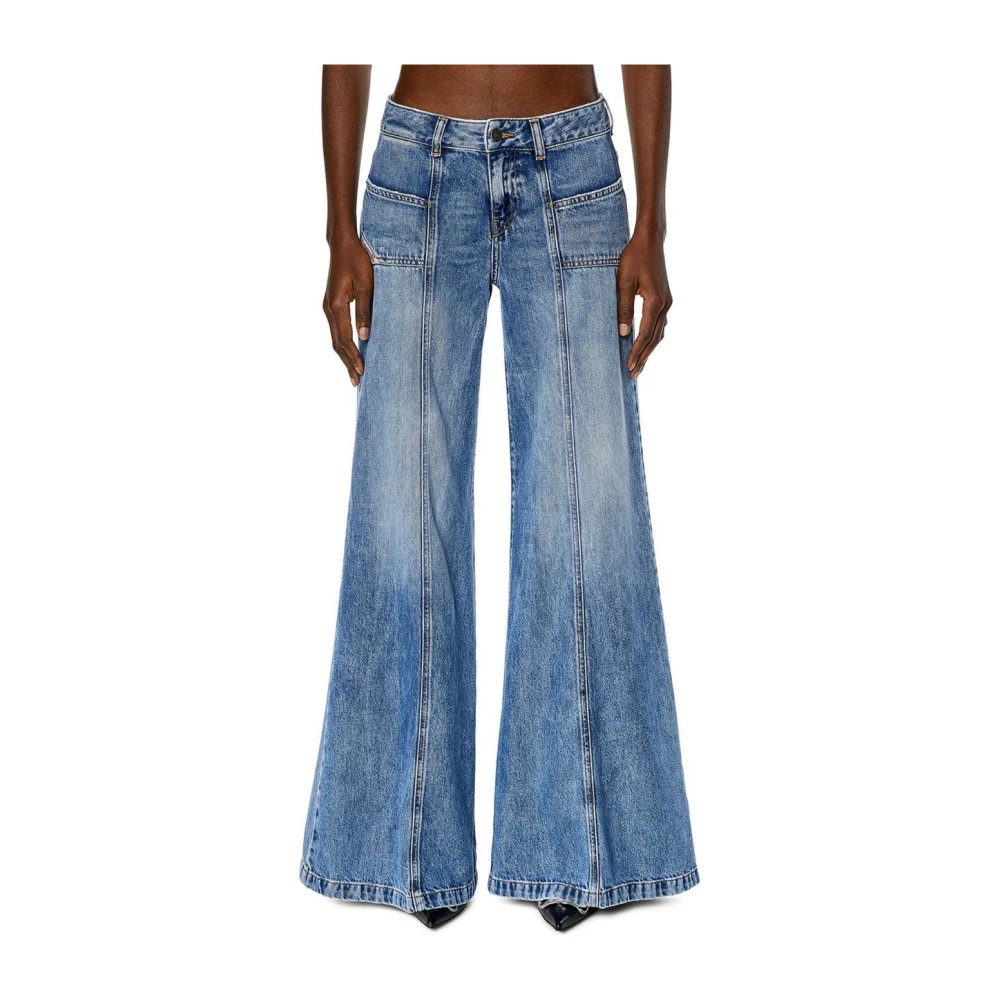 Diesel Klassieke Denim Jeans voor Dagelijks Gebruik Blue Dames