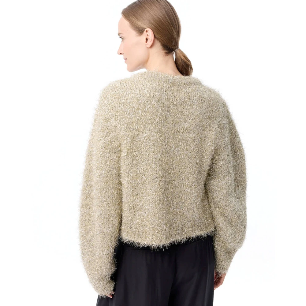 Knit-ted Lynn Cardigan Yellow Dames