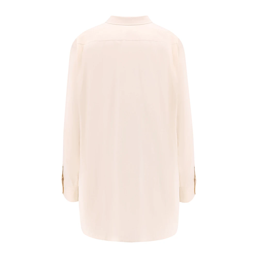 Maison Margiela Katoenen overhemd met parelmoerknopen White Dames