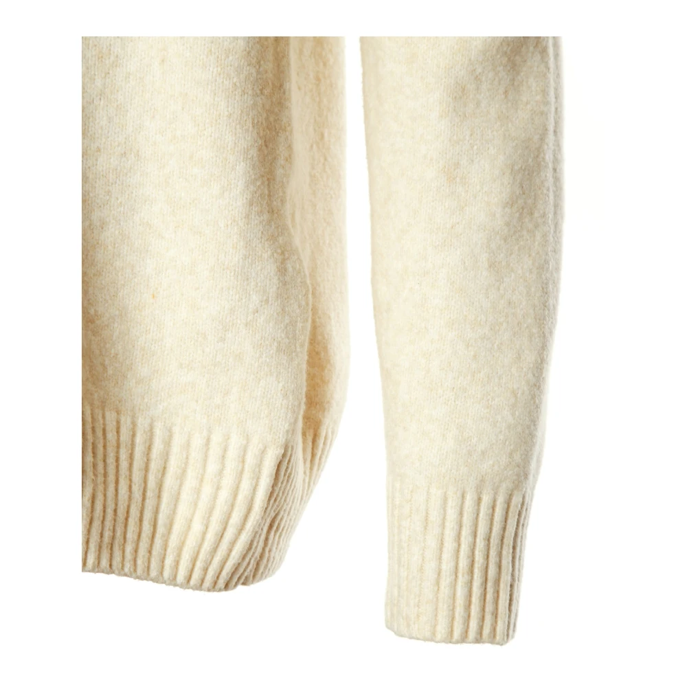 Denham Gebreide coltrui met details White Heren
