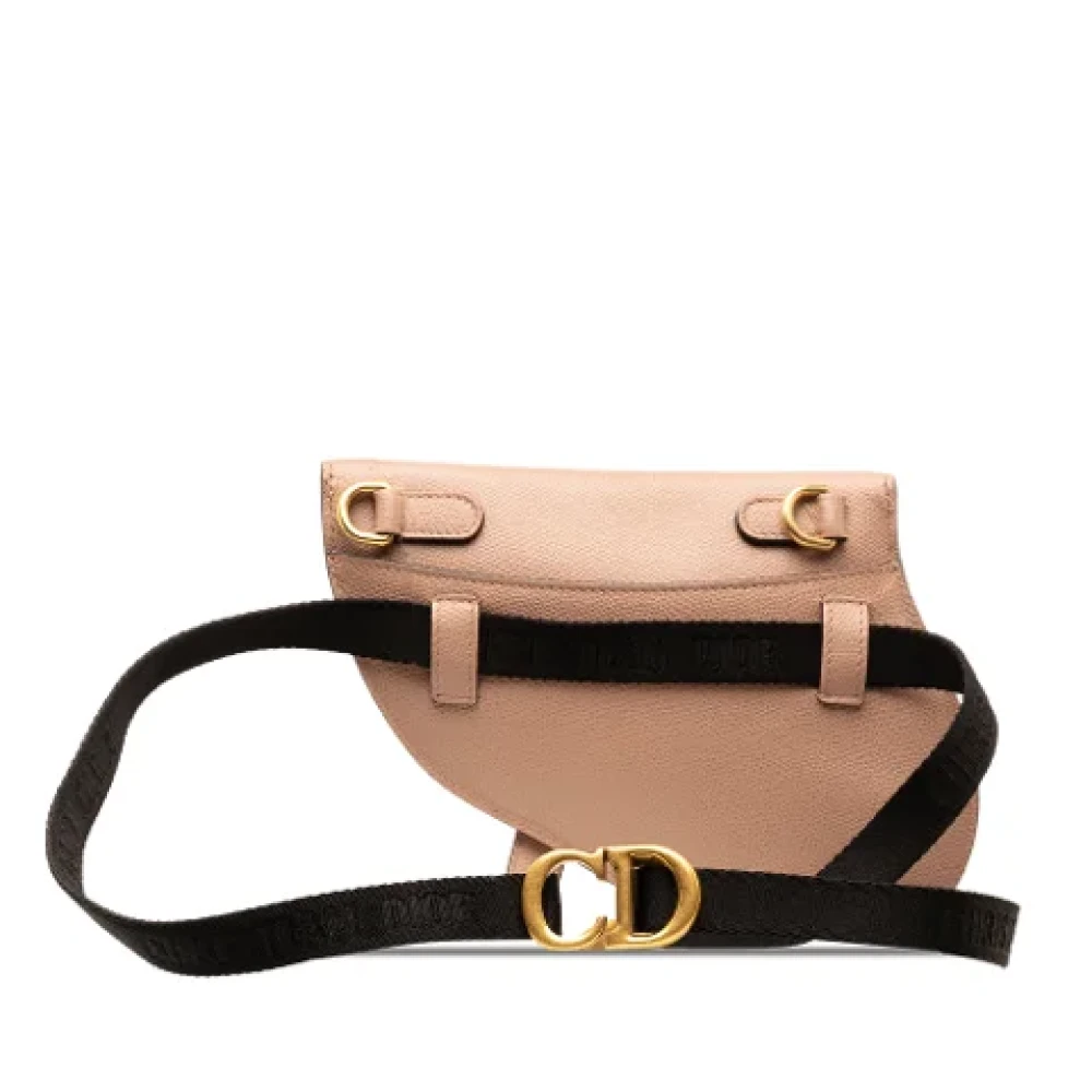 Dior Vintage Pre-owned Leather shoulder-bags Brown Dames