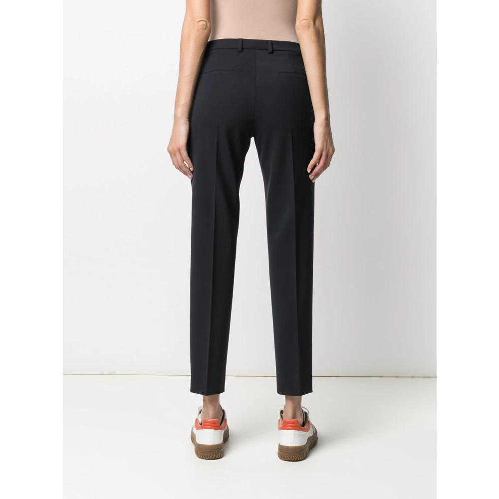 Seventy Blauwe Straight Broek met Ritssluiting Blue Dames