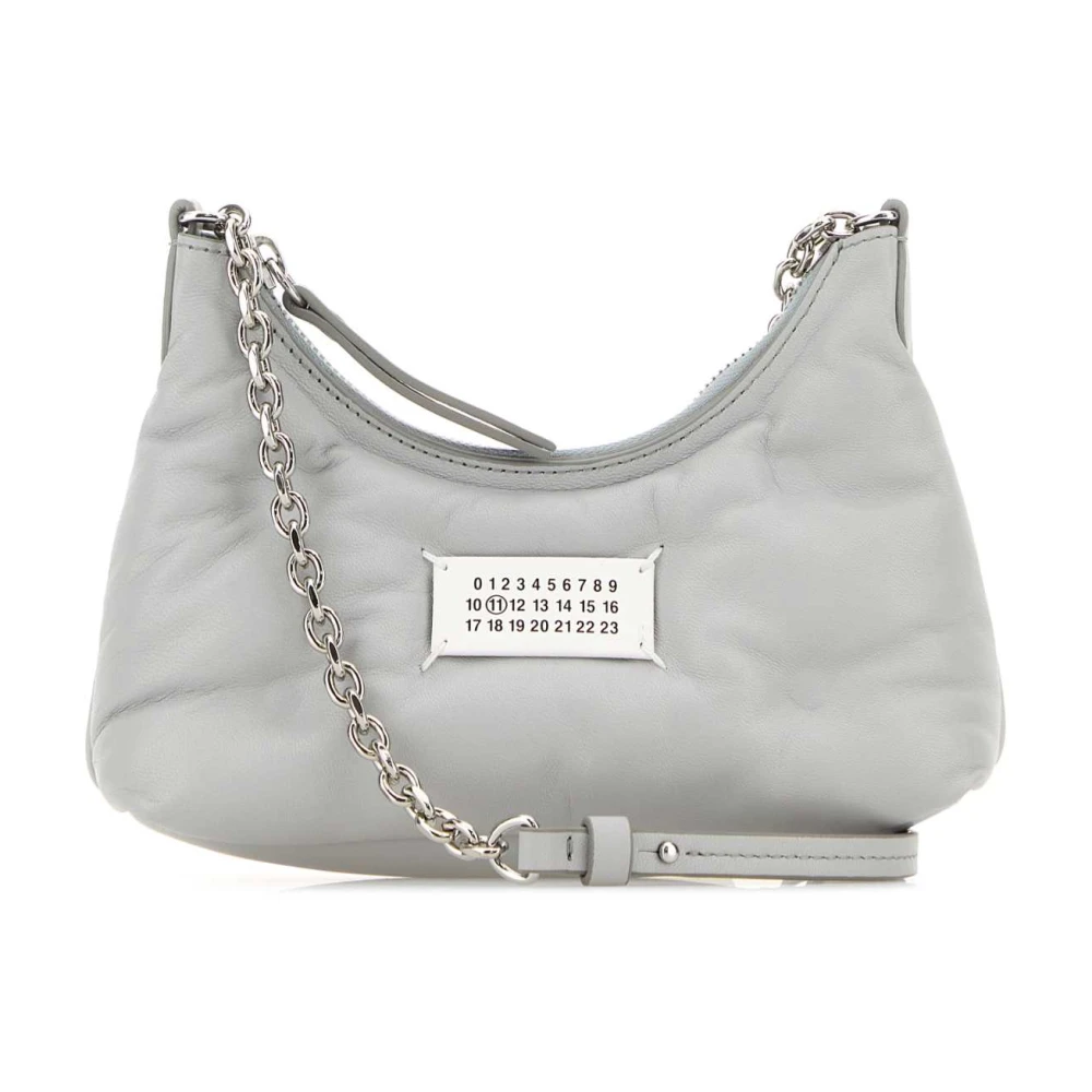 Maison Margiela Nappa Leren Glam Slam Hobo Tas Blue Dames