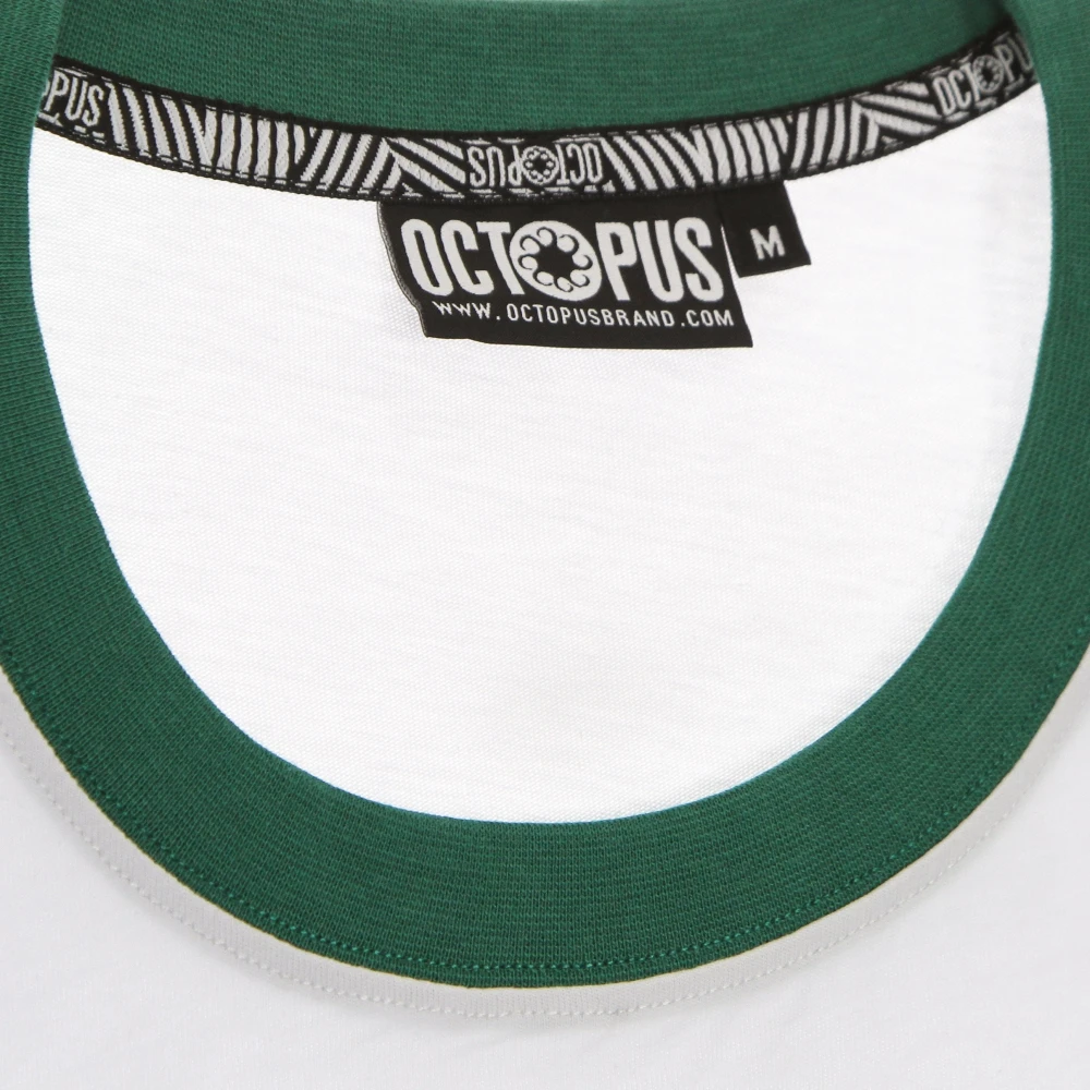 Octopus Logo Fullback Tee White T-Shirt White Heren