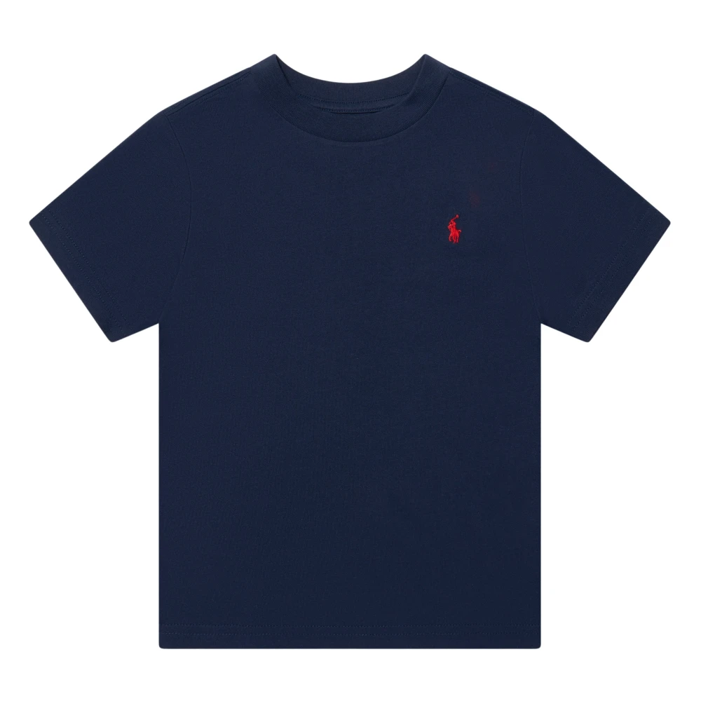 Ralph Lauren Boys Blue Kids Short Sleeve T-Shirts, 3 Y, Logo T-Shirt