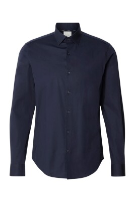 blue-elegant-cotton-shirt-slim-fit
