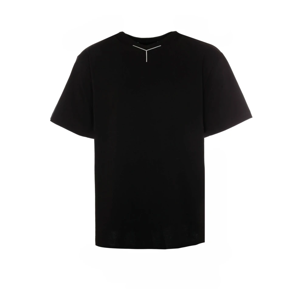 Y Project Chrome Logo V-Neck T-Shirt Black Heren