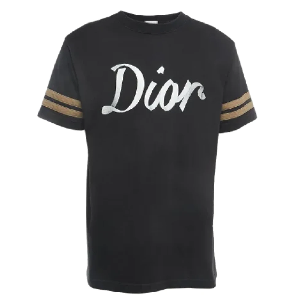 Dior Vintage Pre-owned Cotton tops Black Dames