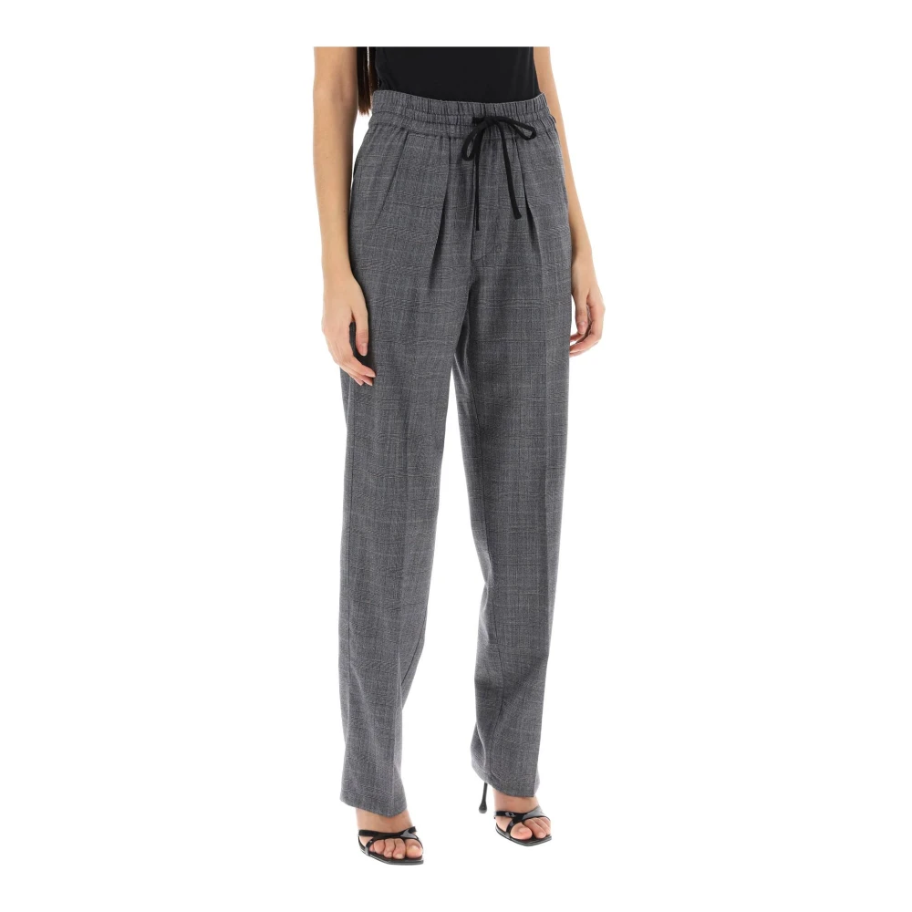 Isabel Marant Étoile Straight Trousers Gray Dames
