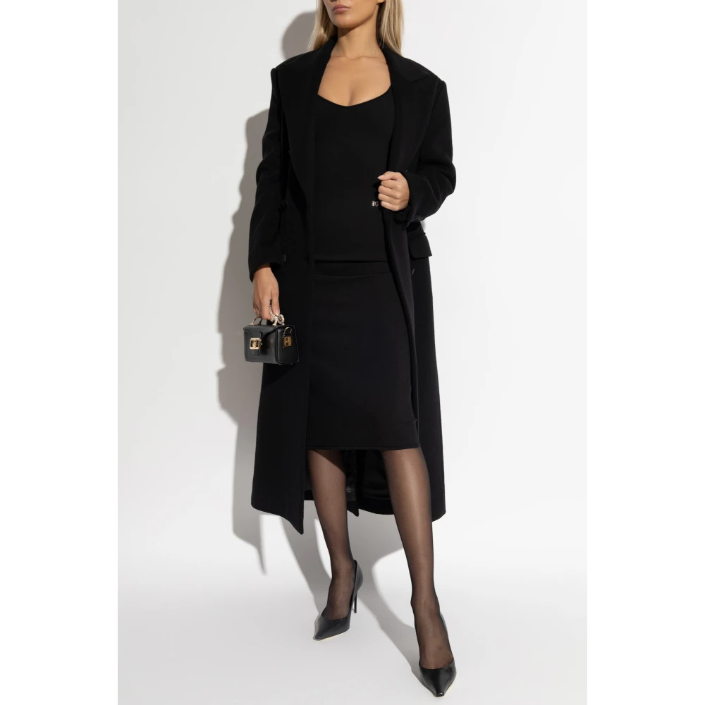 Dolce & Gabbana Jurk met logo Black Dames