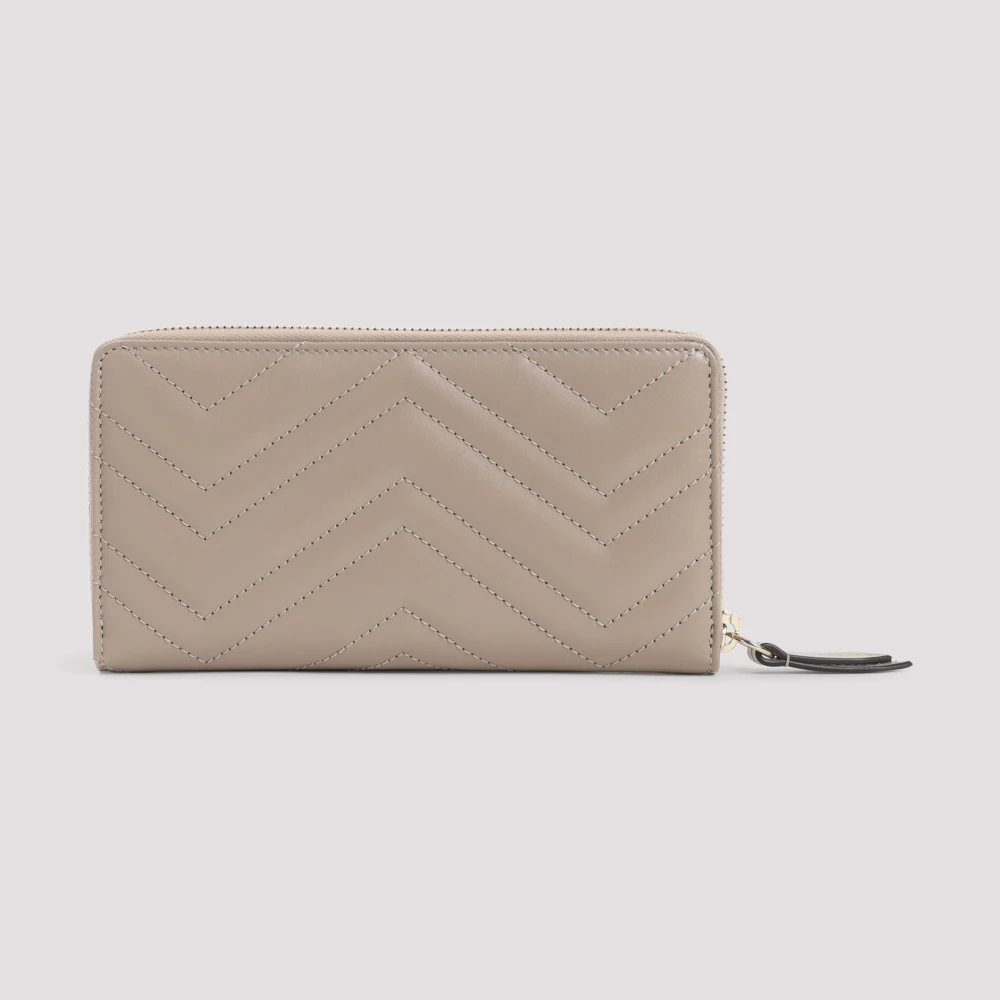 Gucci GG Marmont portemonnee met rits Beige Dames
