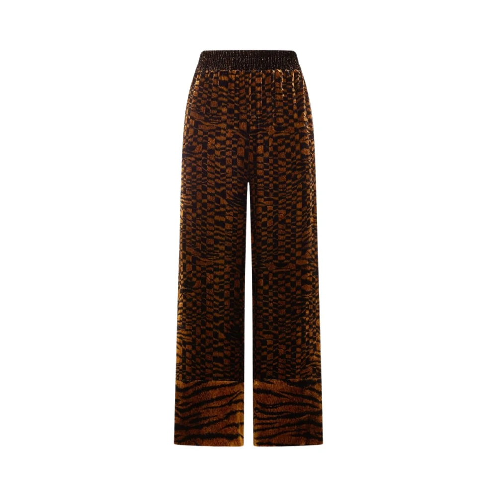 Pierre-Louis Mascia Women's Brown Kanada Palazzo Trousers
