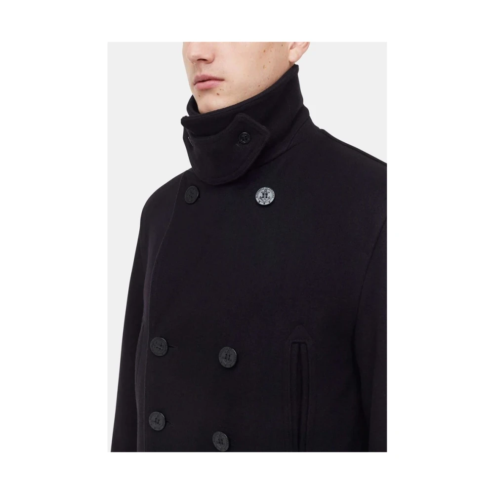 Gloverall Churchill Reefer Peacoat Navy Blue Heren