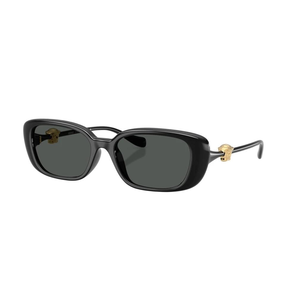 Versace , Sunglasses, Female, Black, 56 Mm, Rectangle Sunglasses - Image 4