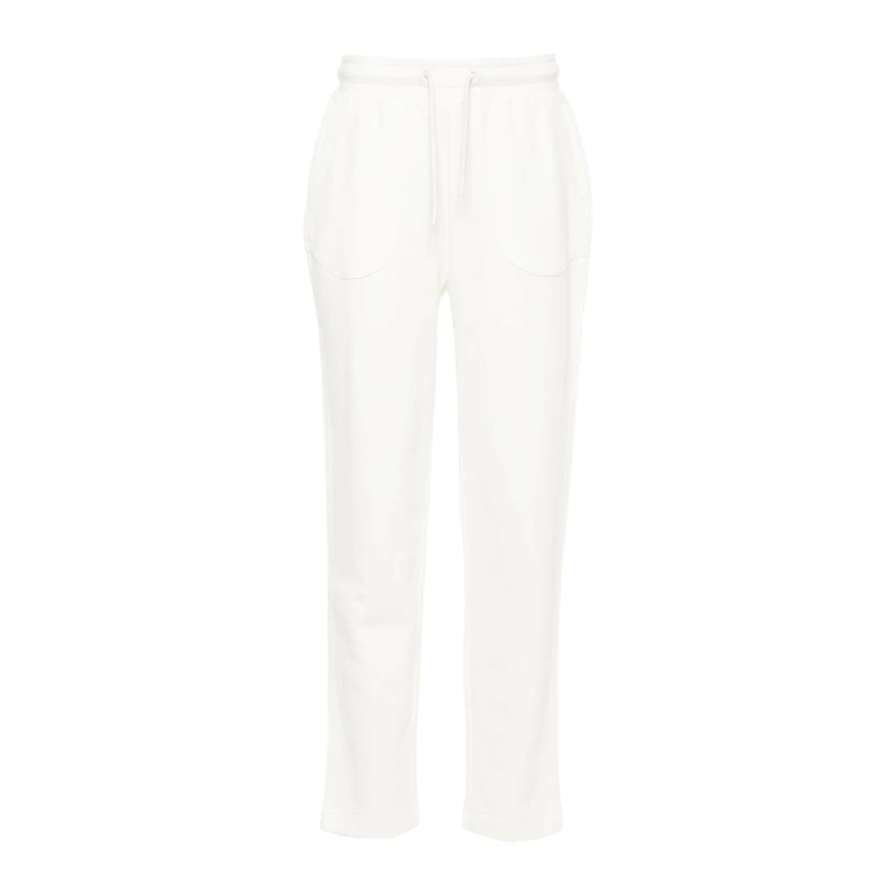 Emporio Armani Witte katoenen sweatpants White Dames