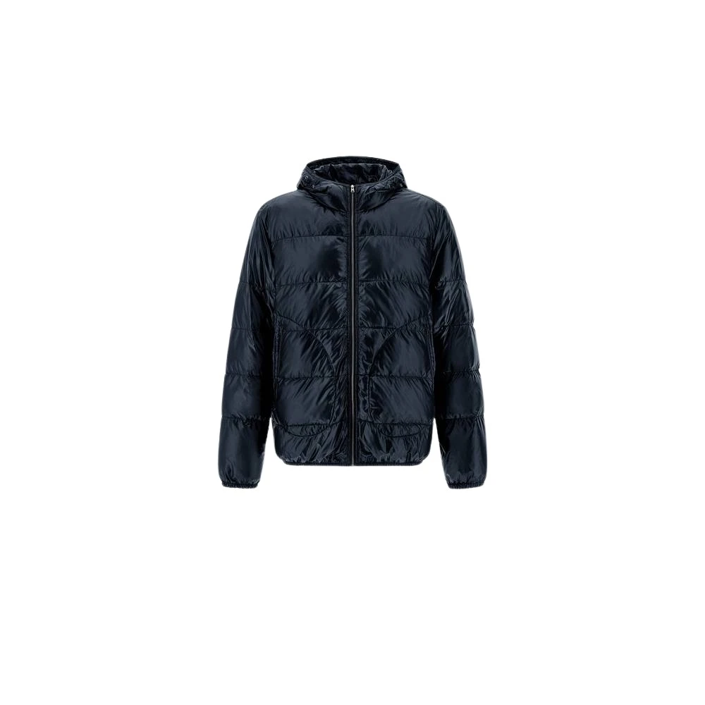 Herno Ultralichte Nylon Bomberjack Blue Heren