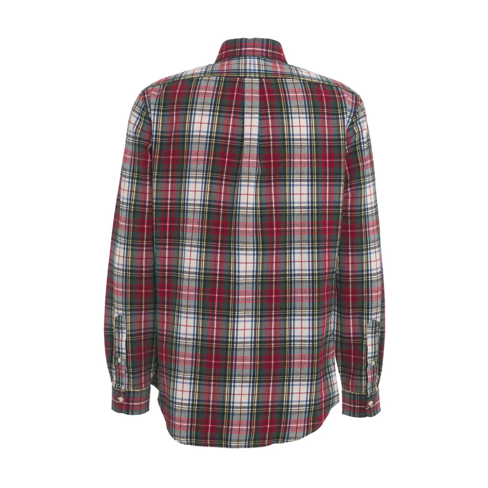 Polo Ralph Lauren Rood Geruit Print Shirt Aw24 Multicolor Heren