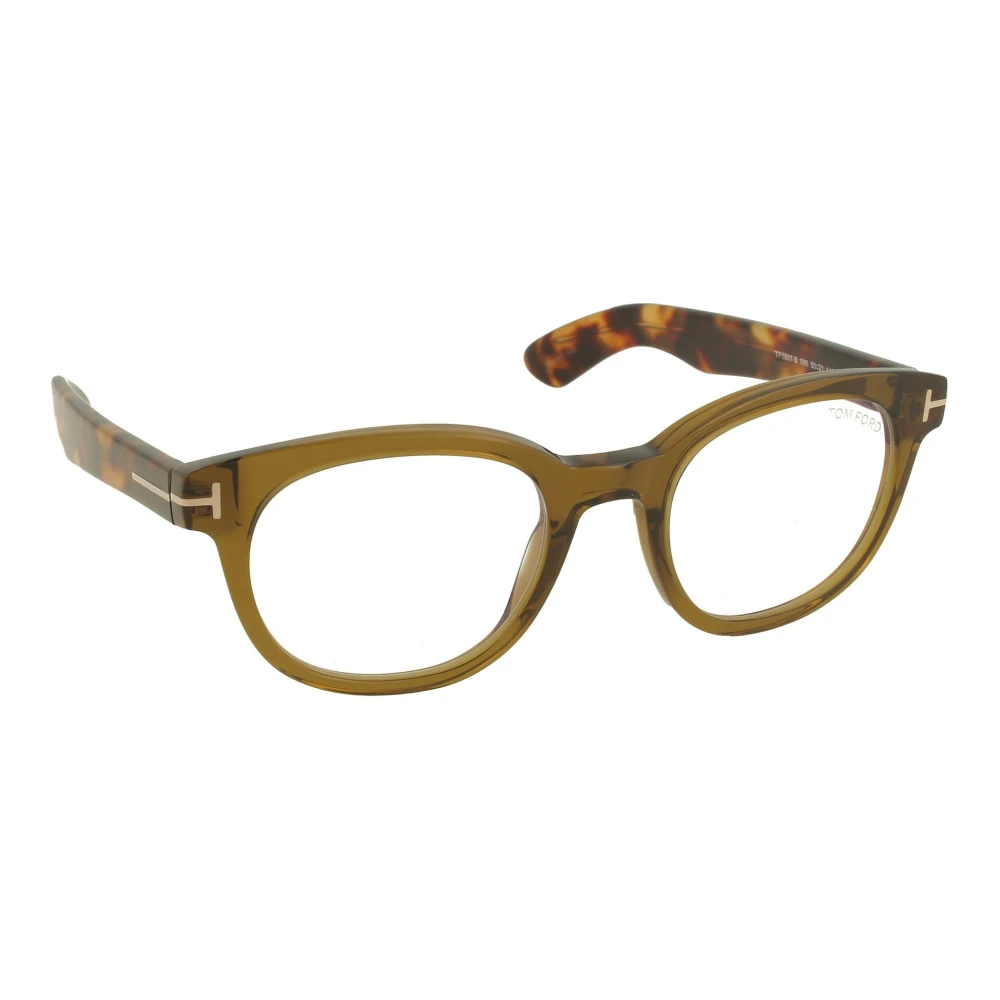 Tom Ford Vierkante bril met blauw lichtfilter Green Unisex