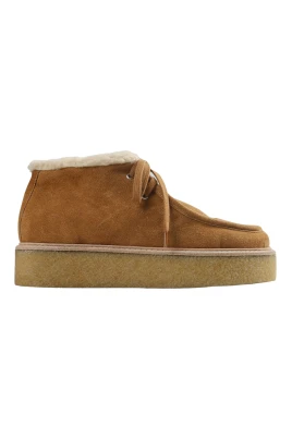 Shearling Chukka Boots