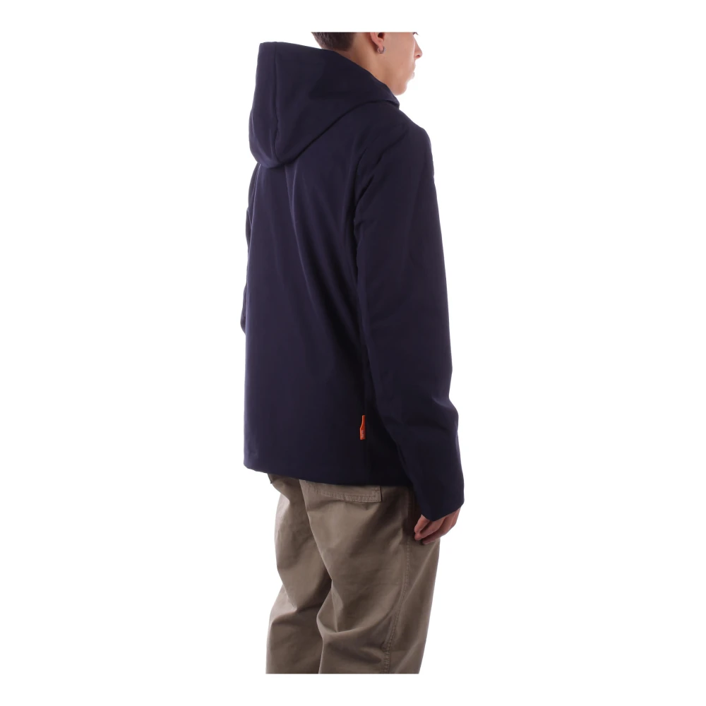 Suns Logo Zijrits Jas met Zakken Blue Heren