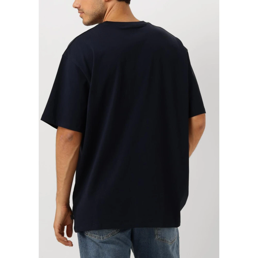 Scotch & Soda Casual Crosses Loose Fit Zak T-shirt Blue Heren