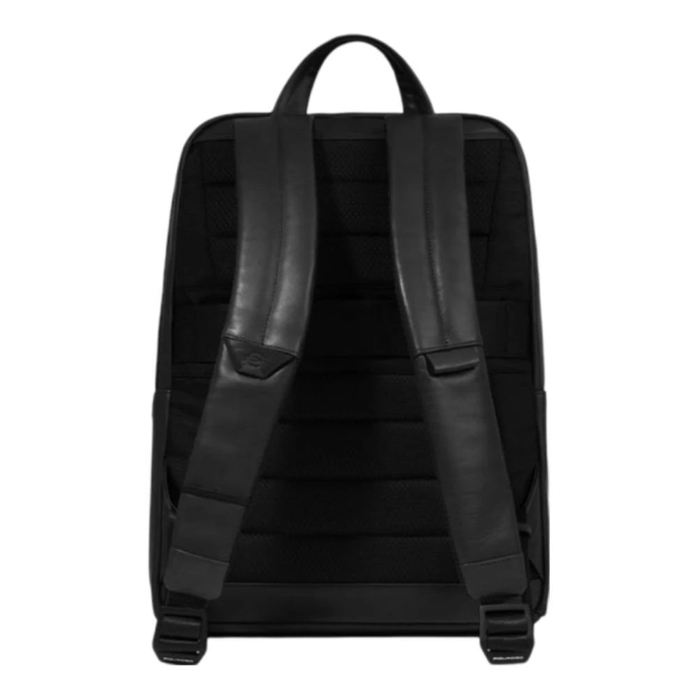 Piquadro Heren Laptop en iPad Pro Rugzak Black Heren