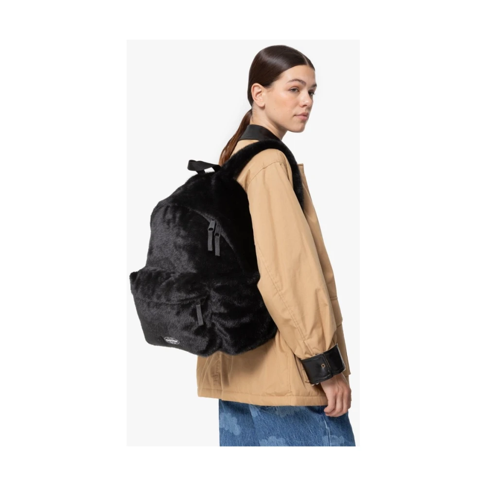 Eastpak Fuzzy Gewatteerde Rugzak Black Dames