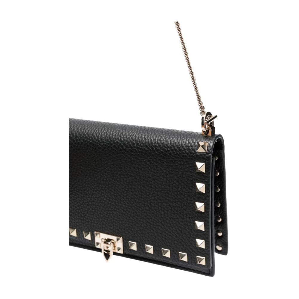 Valentino Garavani Zwarte Clutch Tassen voor Vrouwen Black Dames