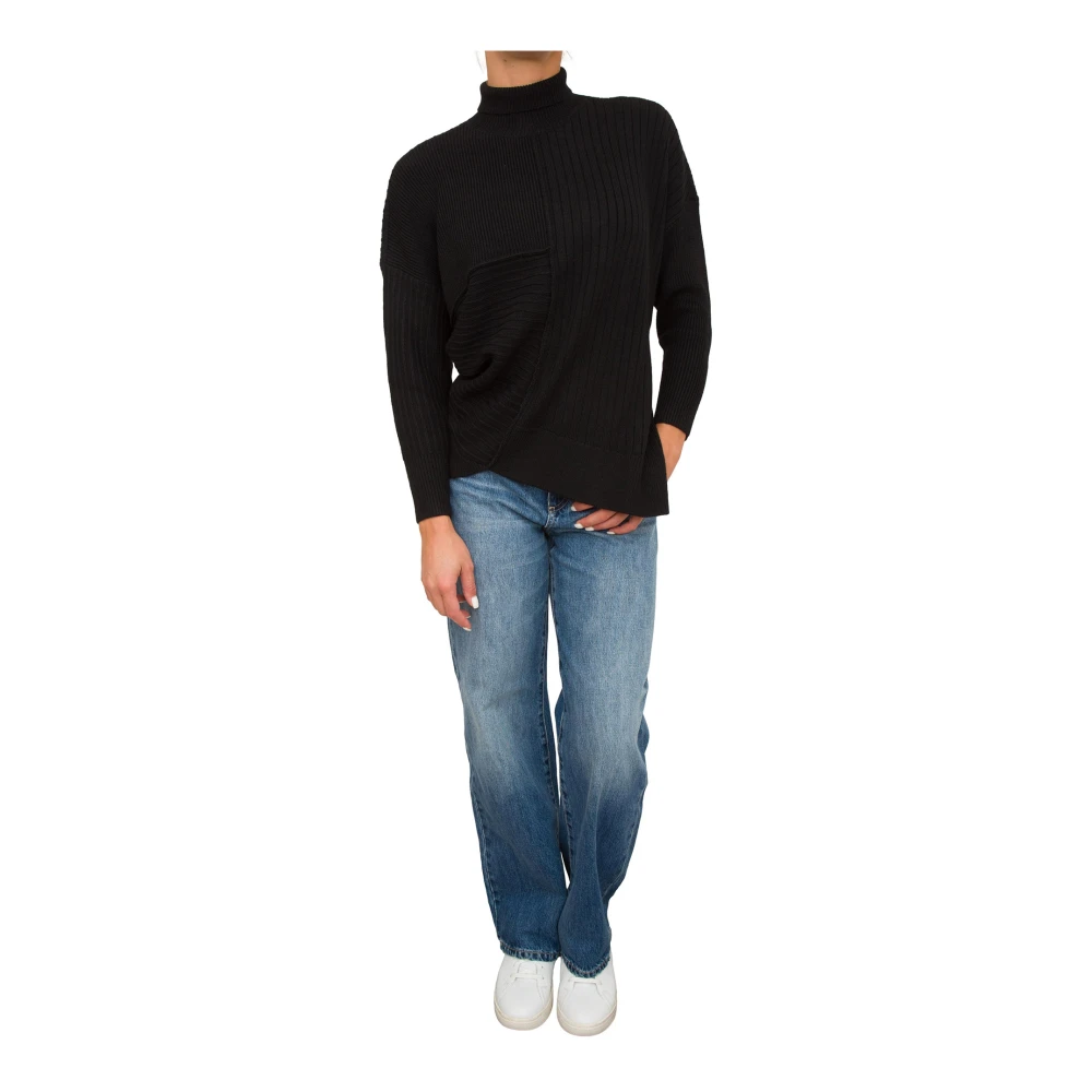 Armani Exchange Zwarte Pullover Trui Black Dames