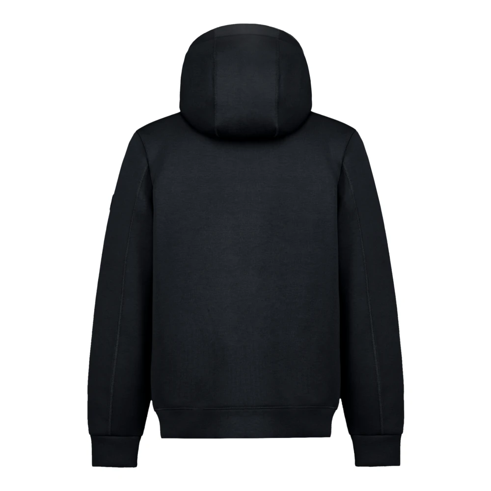 People of Shibuya Technische volledige ritssluiting hoodie met zakken Black Heren
