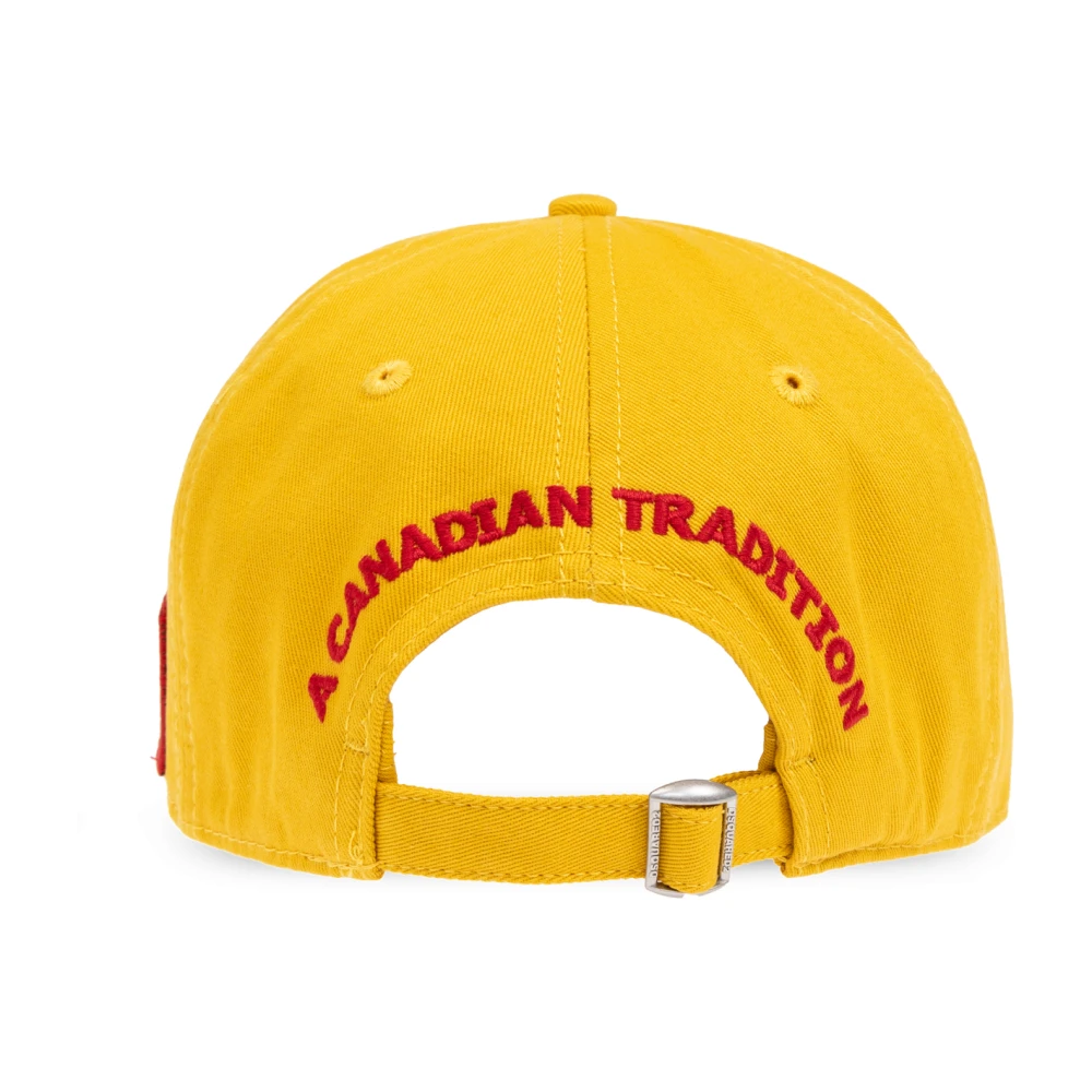 Dsquared2 Baseball Cap Yellow Heren