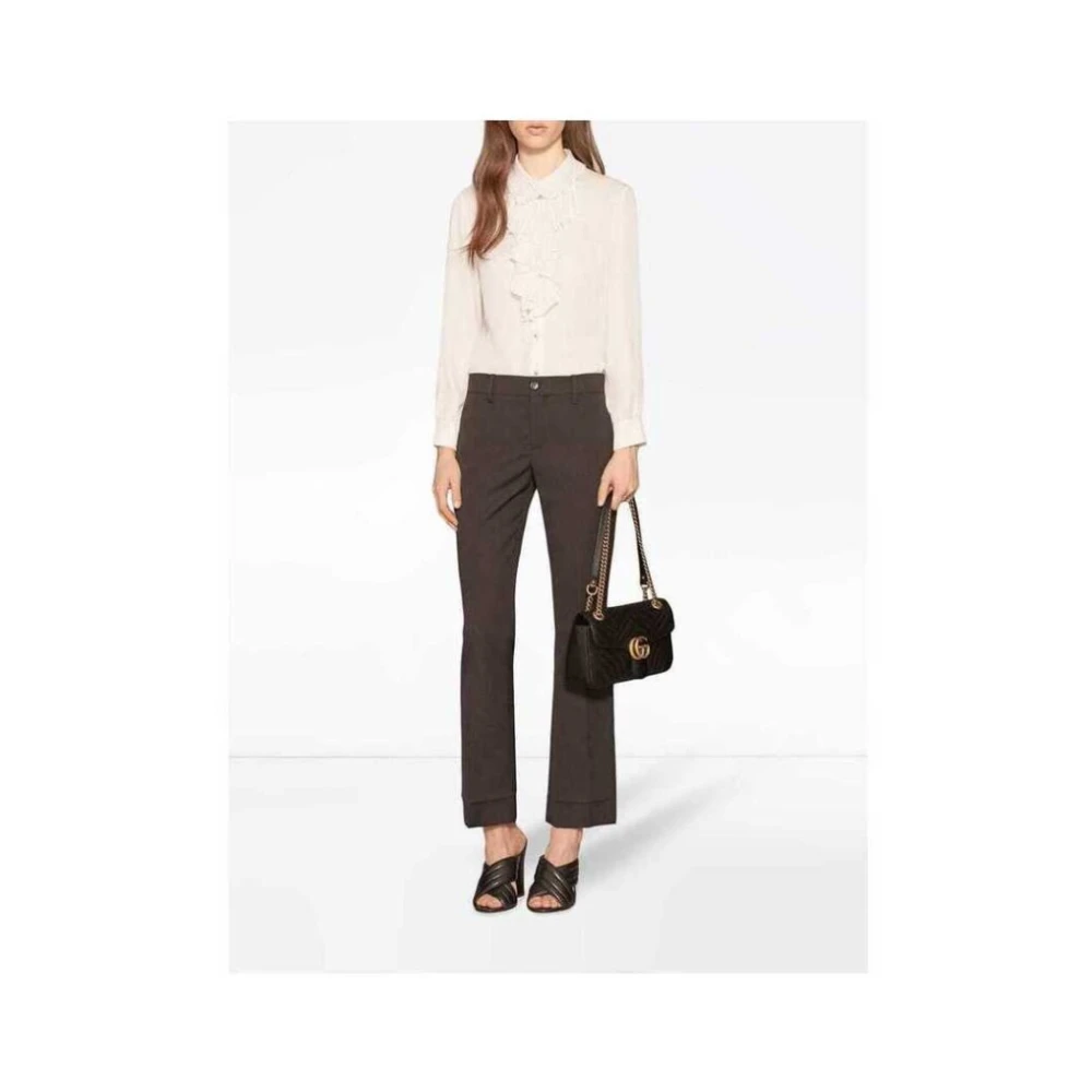 Gucci Marmont Small Matelassé Schoudertas Black Dames