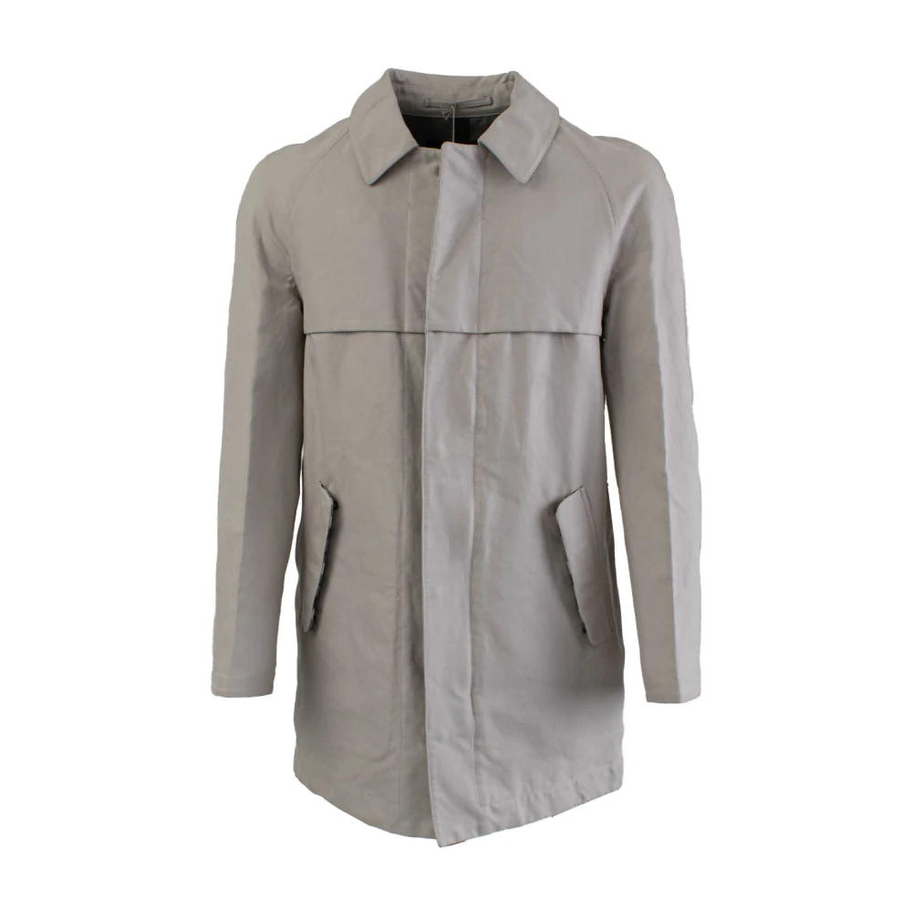 Aquascutum Gray London Grey Jacket Men - Male - Trench Coats - L - Coats