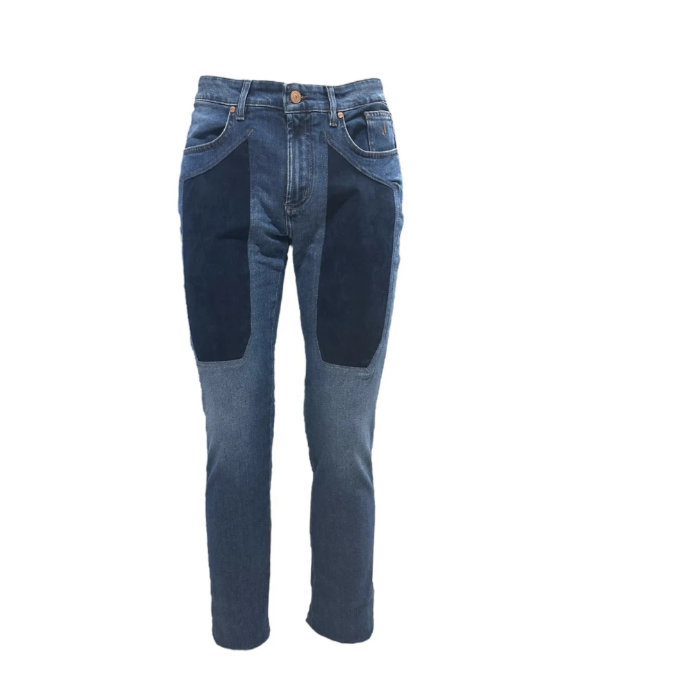 Jeckerson Slim Alcantara Top Zak Jeans Blue Heren