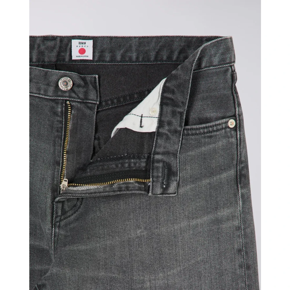 Edwin Regular Tapered Zwarte Jeans Black Heren