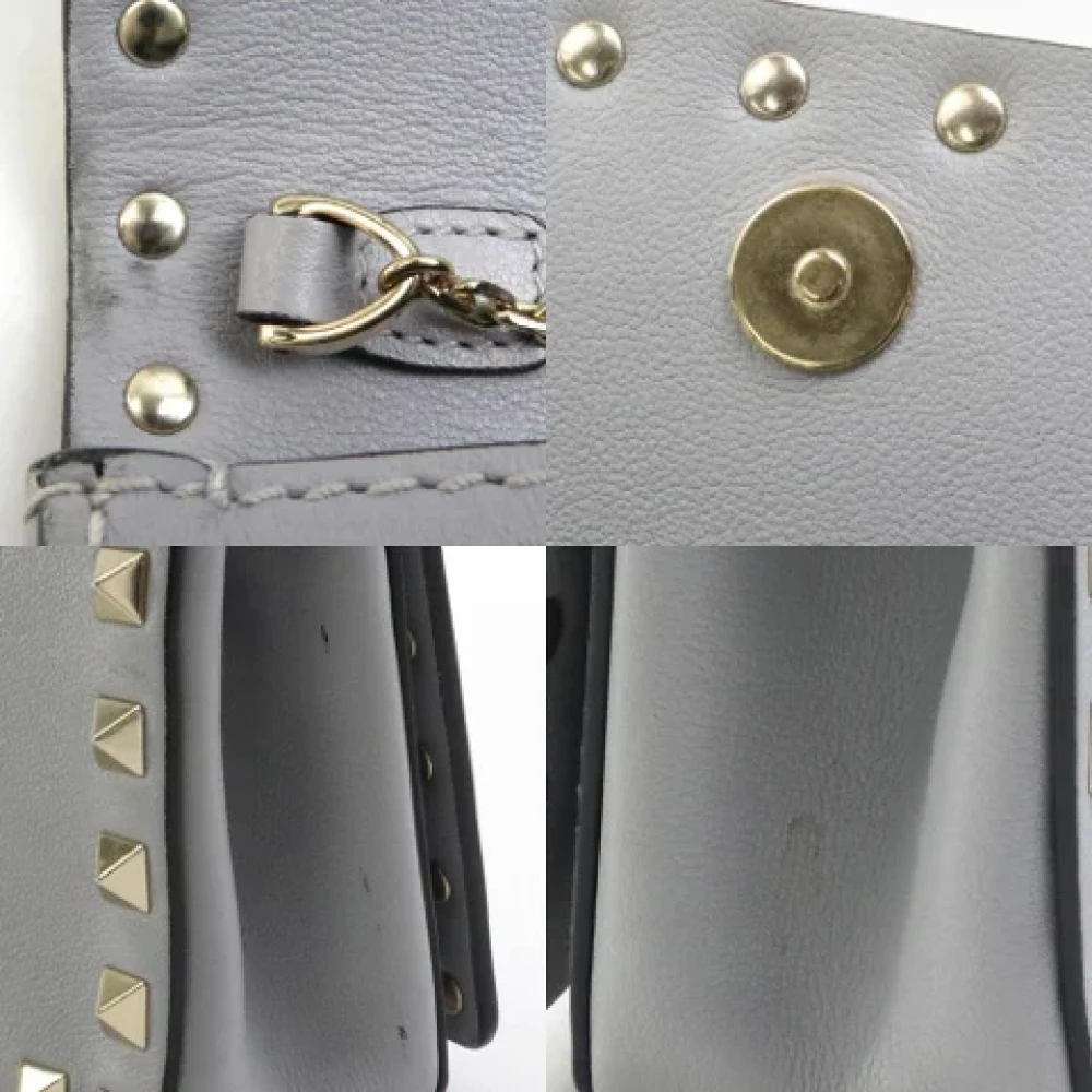 Valentino Vintage Pre-owned Fabric balenciaga-bags Gray Dames