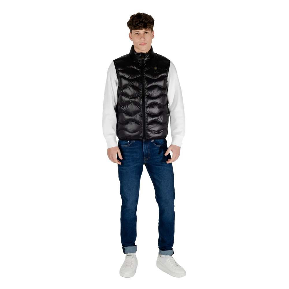 Blauer Lente Zomer Heren Kleine Overhemden Collectie Black Heren