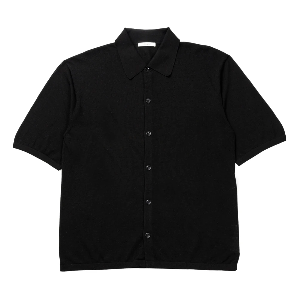 Lemaire Zwarte T-shirts en Polos Black Heren