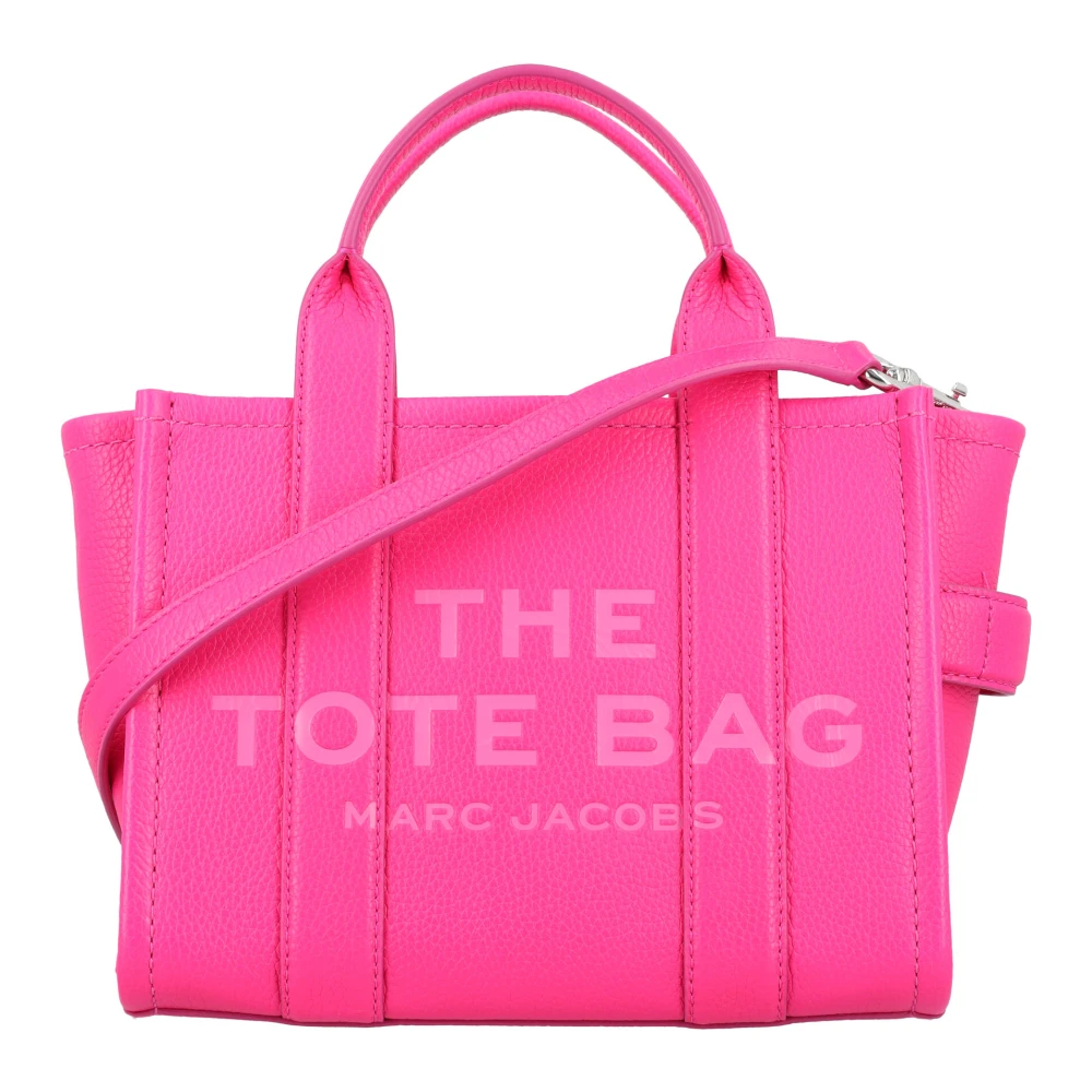 Marc Jacobs Rosa Läder Mini Tote Väska Pink, Dam