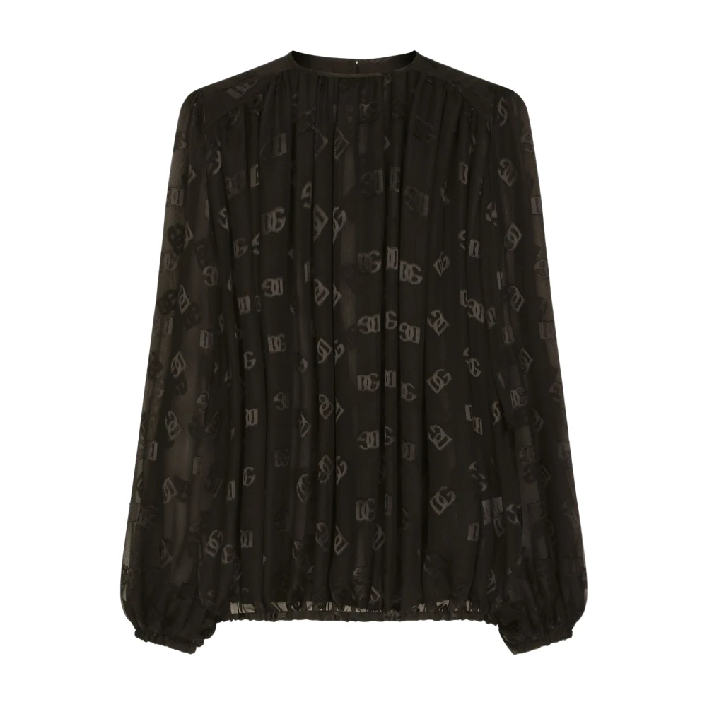 Dolce & Gabbana Upgrade Jouw Garderobe met deze Stijlvolle Blouse Black Dames