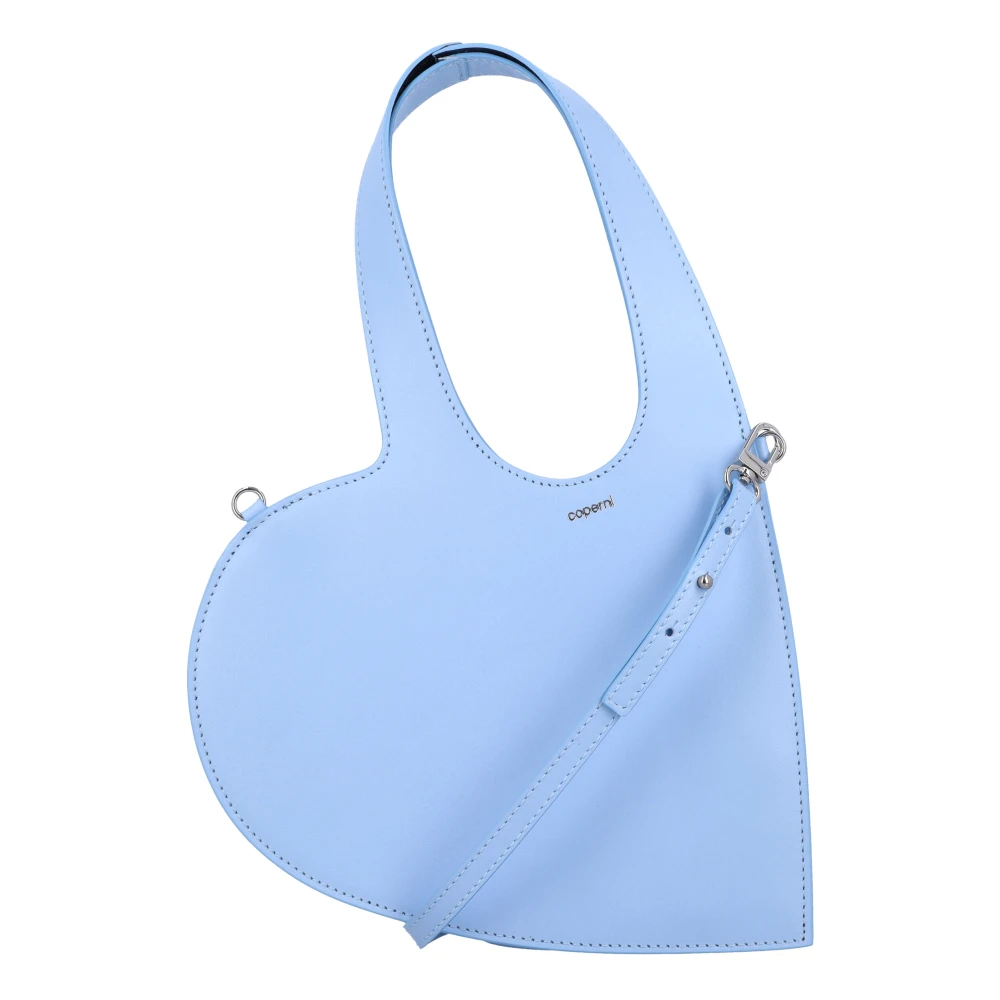 Coperni Women's Blue Heart Crossbody Tote Bag