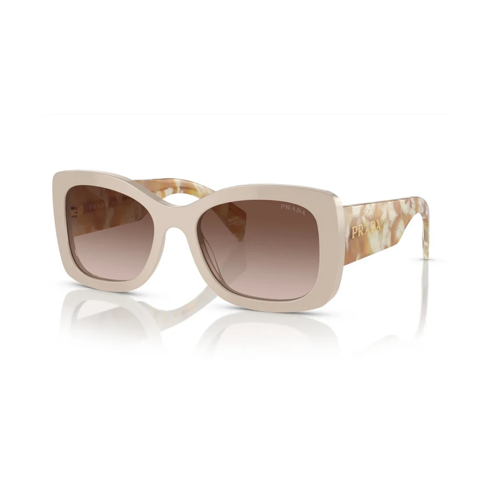 Prada Women's Brown Sunglasses, 56 Mm, Desert Oval Sunglasses With Lenses
