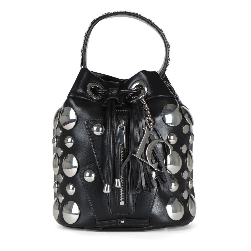 La Carrie Studded Bucket Bag met verwijderbaar handvat Black Dames