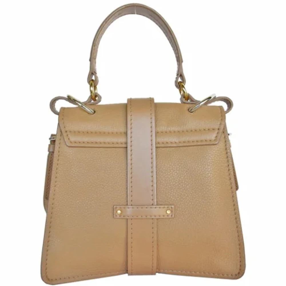 Chloé Pre-owned Leather handbags Beige Dames