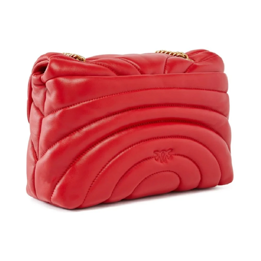 pinko Klassieke Love Puff Schoudertas Red Dames